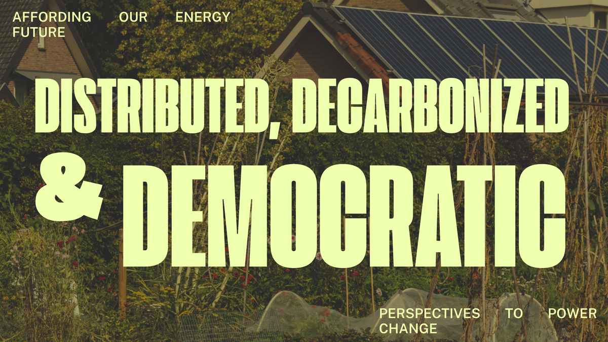 Leveraging Solar and Wind Variability to Promote Energy Affordability, Democracy, and Resilience from Just Solutions