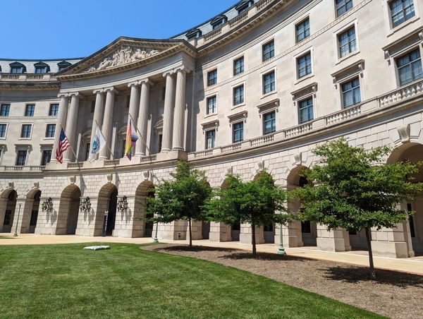 The William Jefferson Clinton Building in the Federal Triangle, Washington, DC