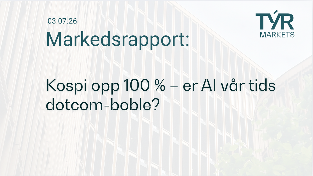 Kospi opp 100 % – er AI vår tids dotcom-boble?