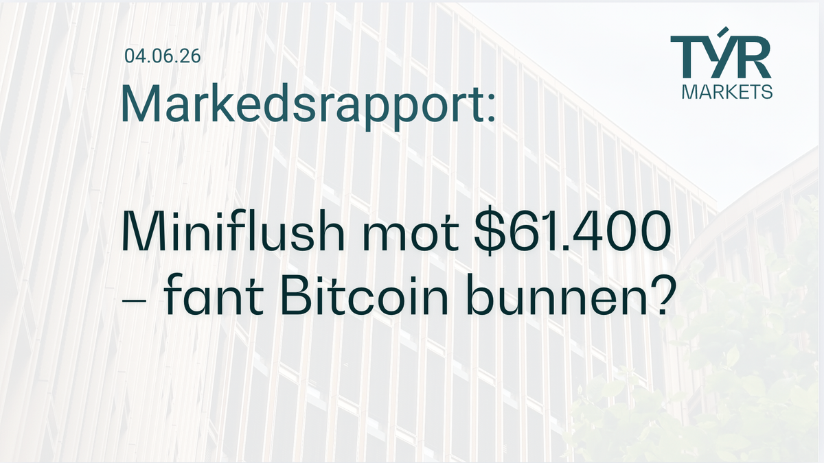Miniflush mot $61.400 – fant Bitcoin bunnen?