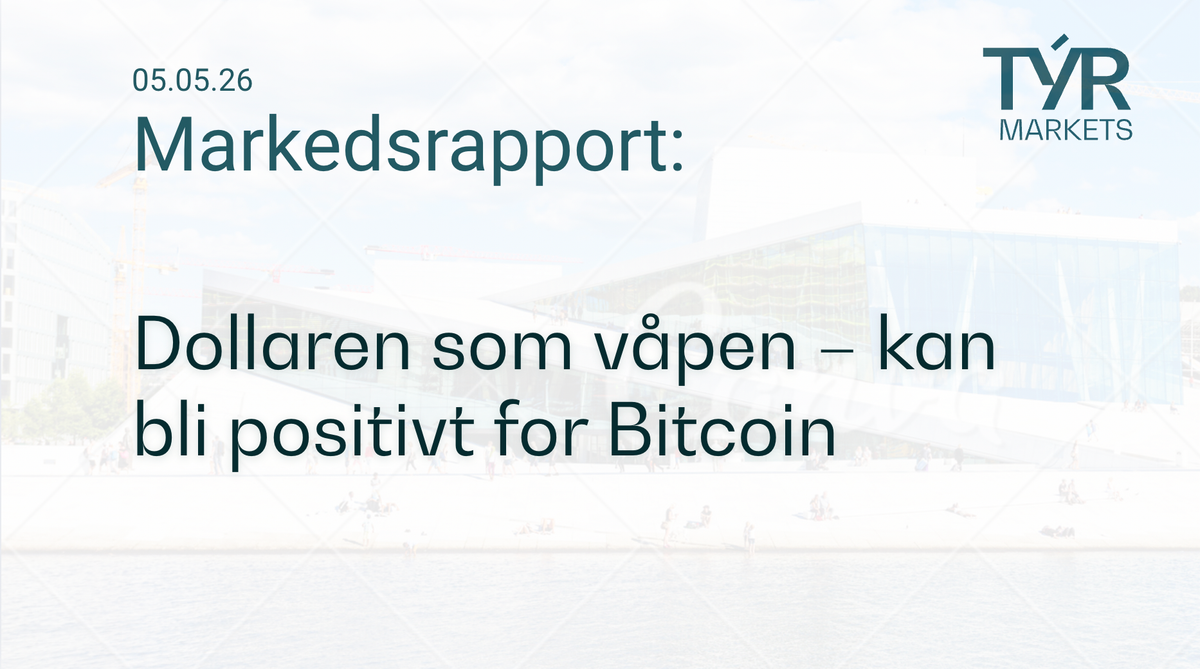 Dollaren som våpen – kan bli positivt for Bitcoin