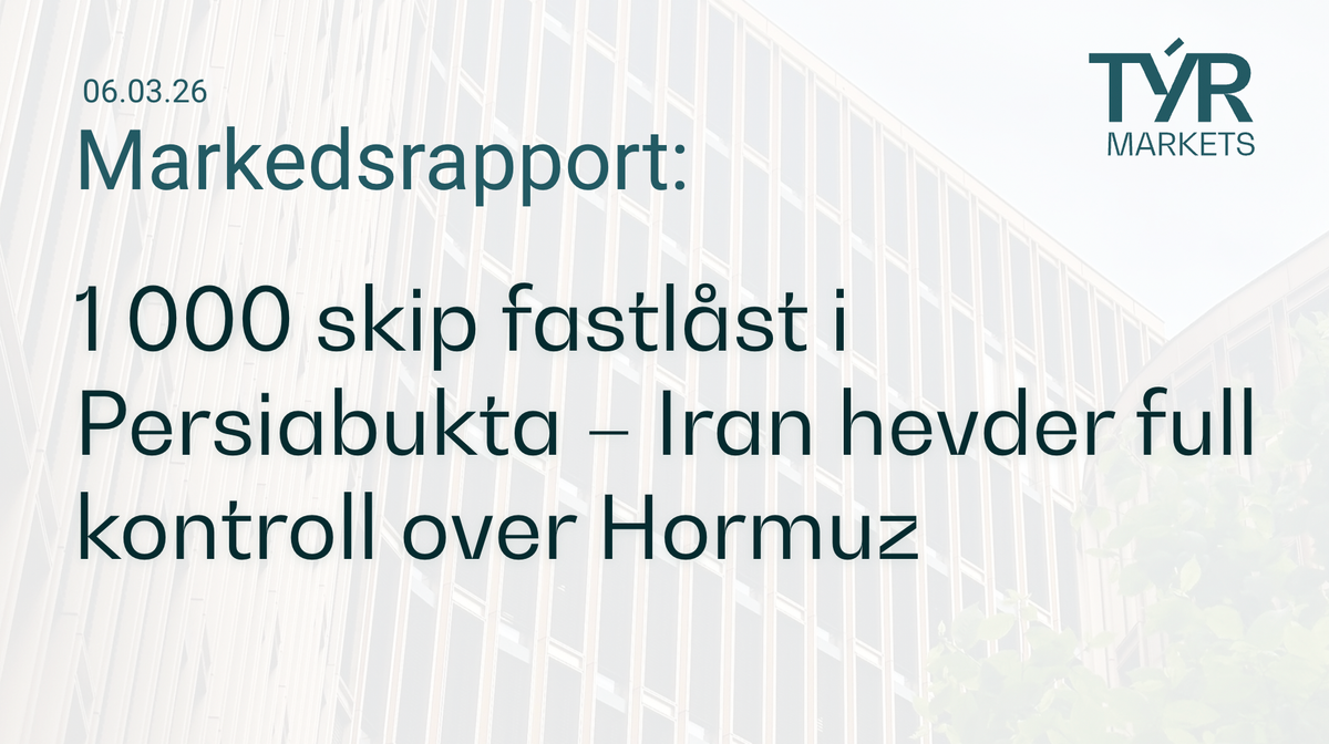 1000 skip fastlåst i Persiabukta