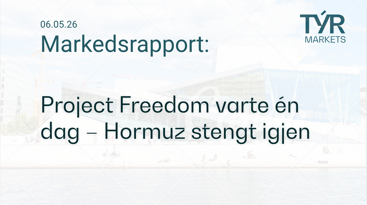 Project Freedom varte én dag – Hormuz stengt igjen