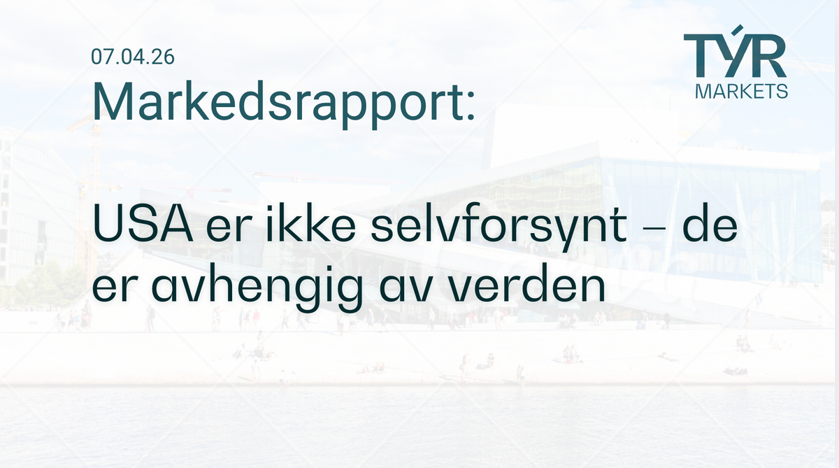 USA er ikke selvforsynt – de er avhengig av verden