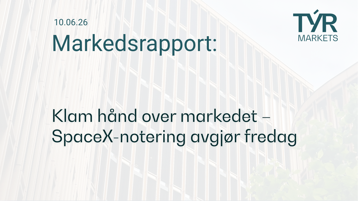Klam hånd over markedet – SpaceX-notering avgjør fredag
