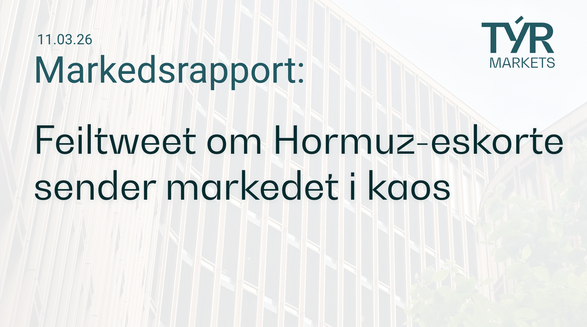 Feiltweet om Hormuz-eskorte sender markedet i kaos