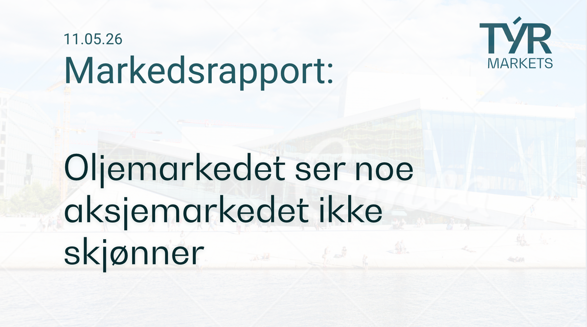 Oljemarkedet ser noe aksjemarkedet ikke skjønner