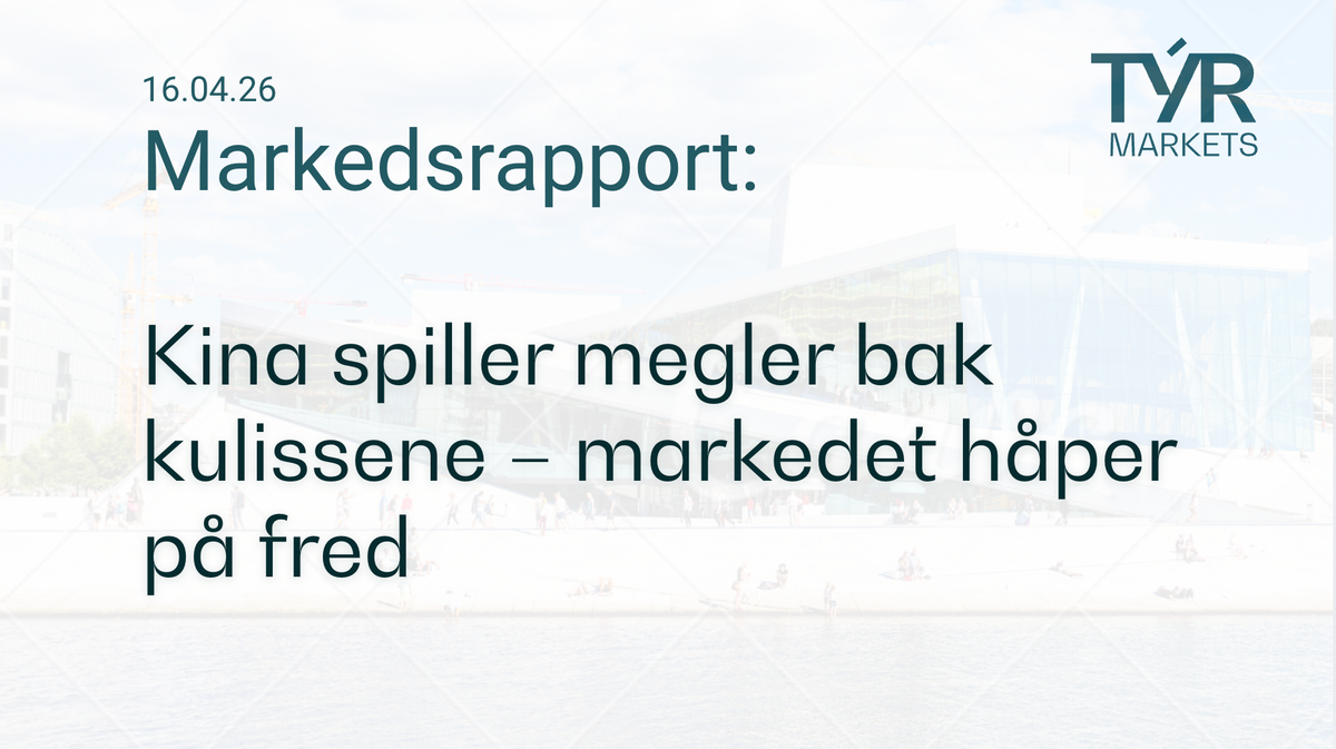 Kina spiller megler bak kulissene – markedet håper på fred