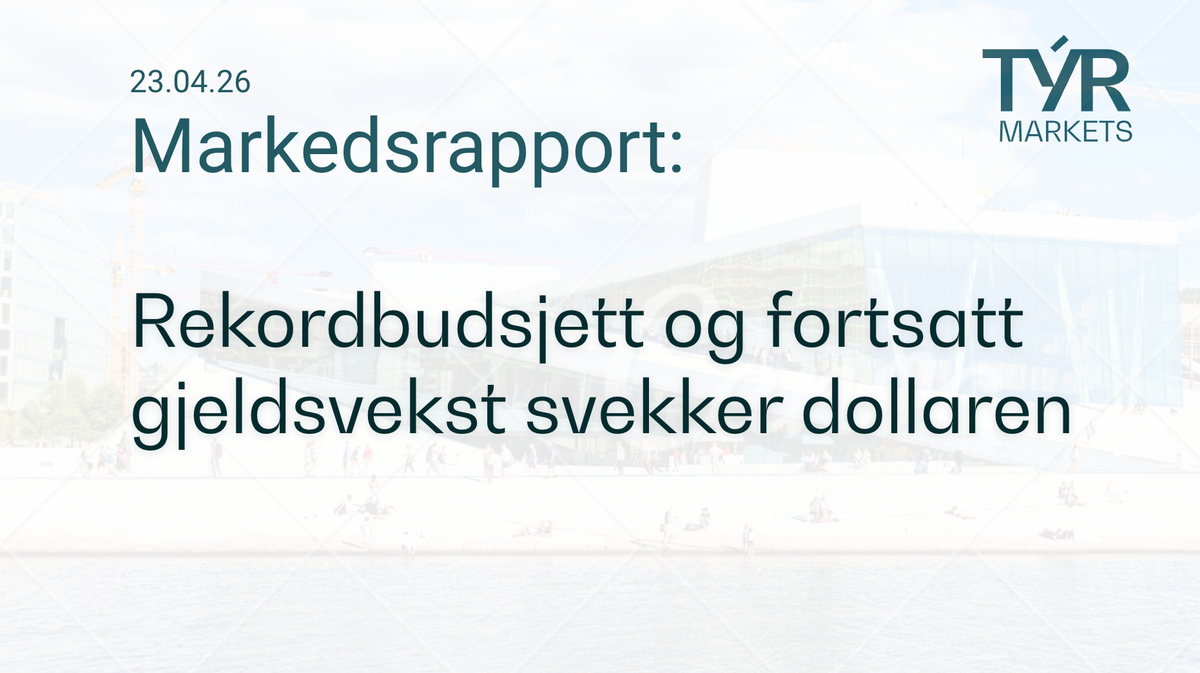 Rekordbudsjett og fortsatt gjeldsvekst svekker dollaren
