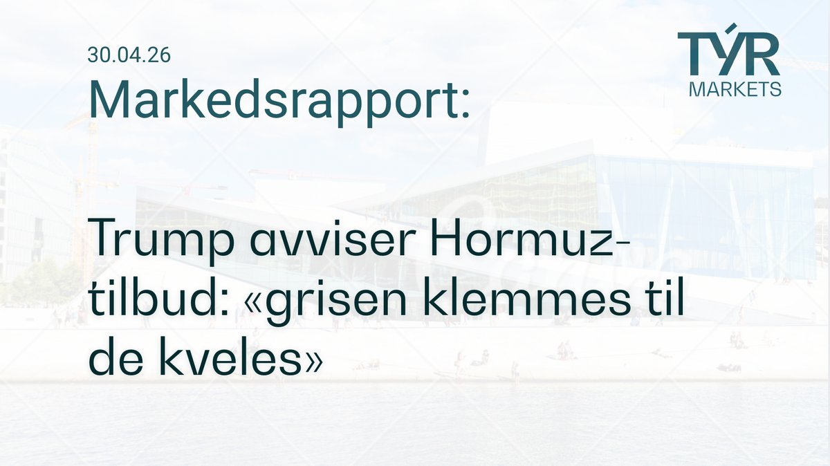 Trump avviser Hormuz-tilbud: «grisen klemmes til de kveles»