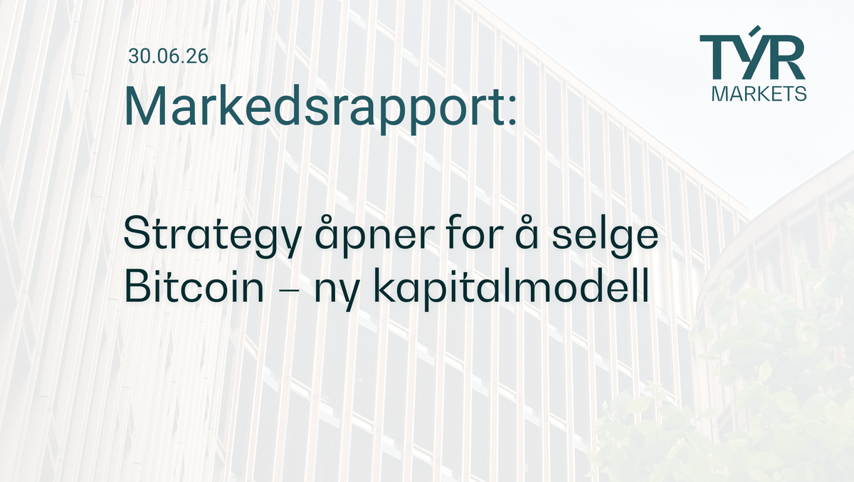 Strategy åpner for å selge Bitcoin – ny kapitalmodell