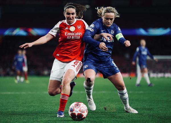 Arsenal Women's Mariona Caldentey in action as take on Chelsea at Stamford Bridge this Sunday