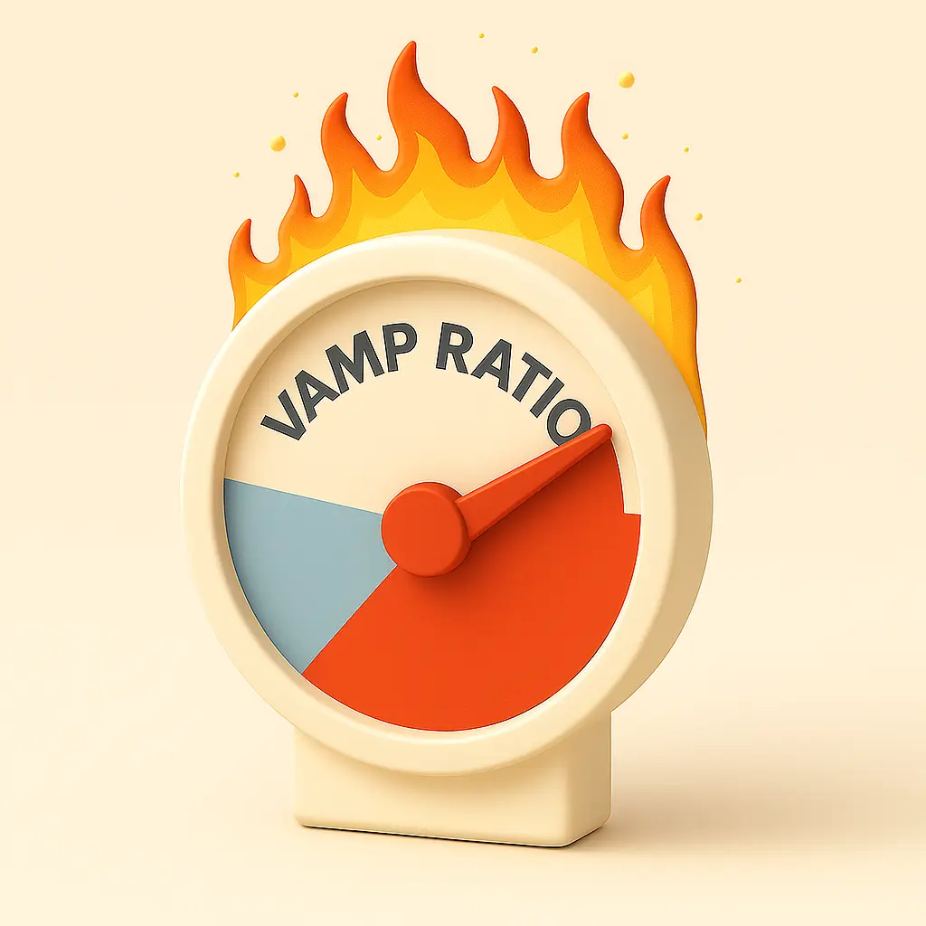 VAMP Ratio graphic illustration for blog article