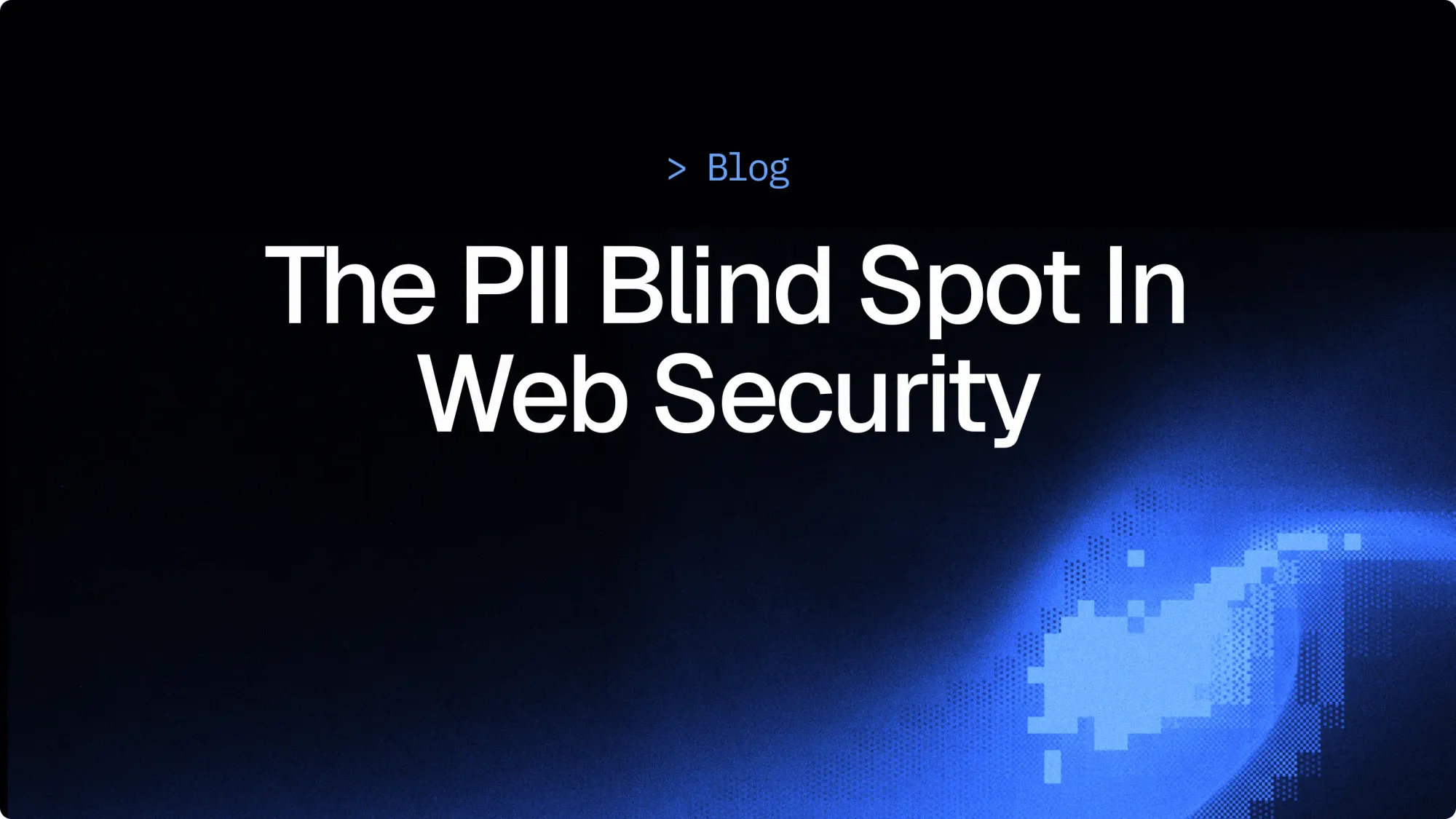 The PII Blind Spot in Web Security