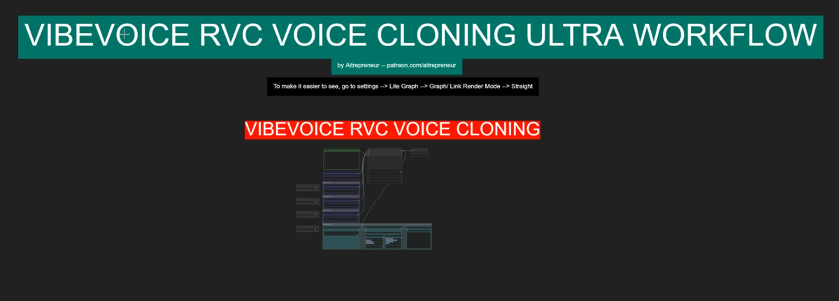 VIBEVOICE RVC BEST TTS AI VOICE CLONING WORKFLOW!