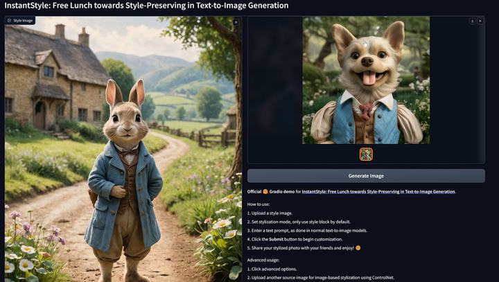 1-Click INSTALL InstantStyle - 1 Style Image Copy!