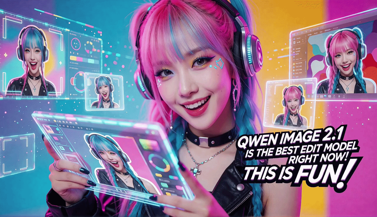 QWEN IMAGE 2.1 BEST IMAGE EDIT KING!