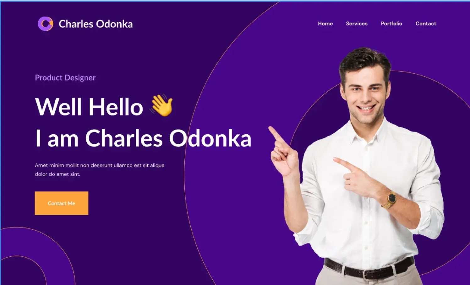 personal portfolio website in html, css, javascript