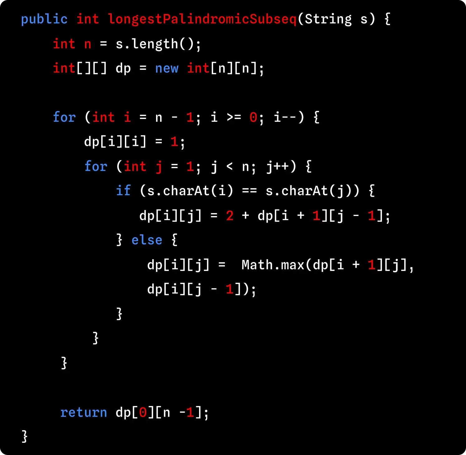 palindromic sequence program
