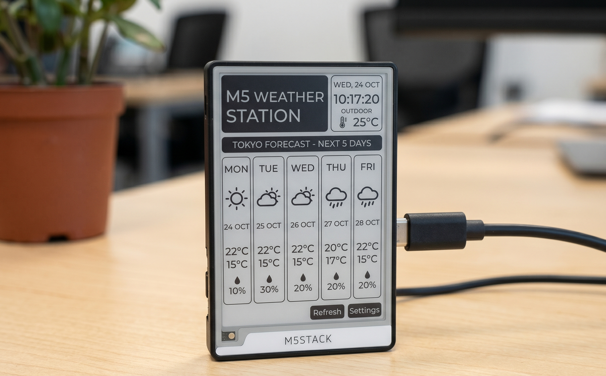 I Built a DIY E-Ink Weather Station Because Checking My Phone Was Too Hard