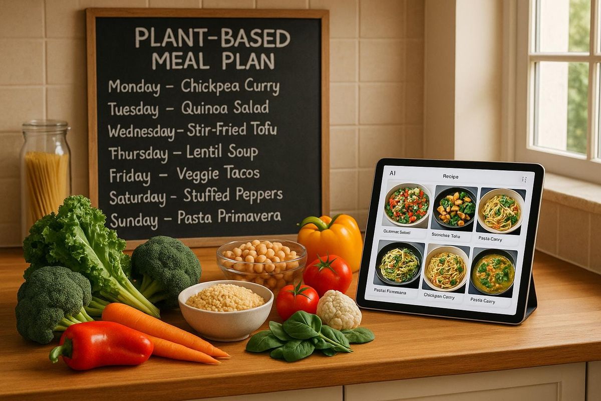 How to Plan a Week of Plant-Based Meals with AI
