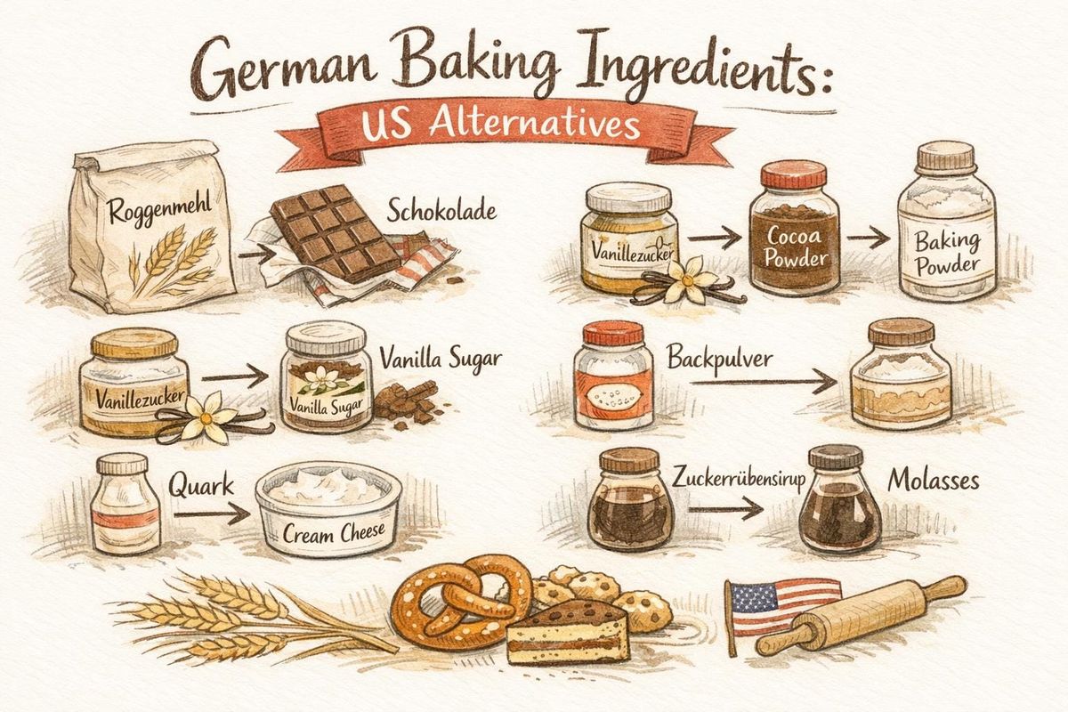 German Baking Ingredients: US Alternatives