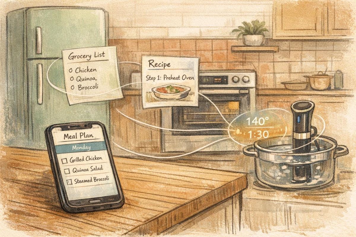 How to Sync Smart Appliances with Meal Planning Apps