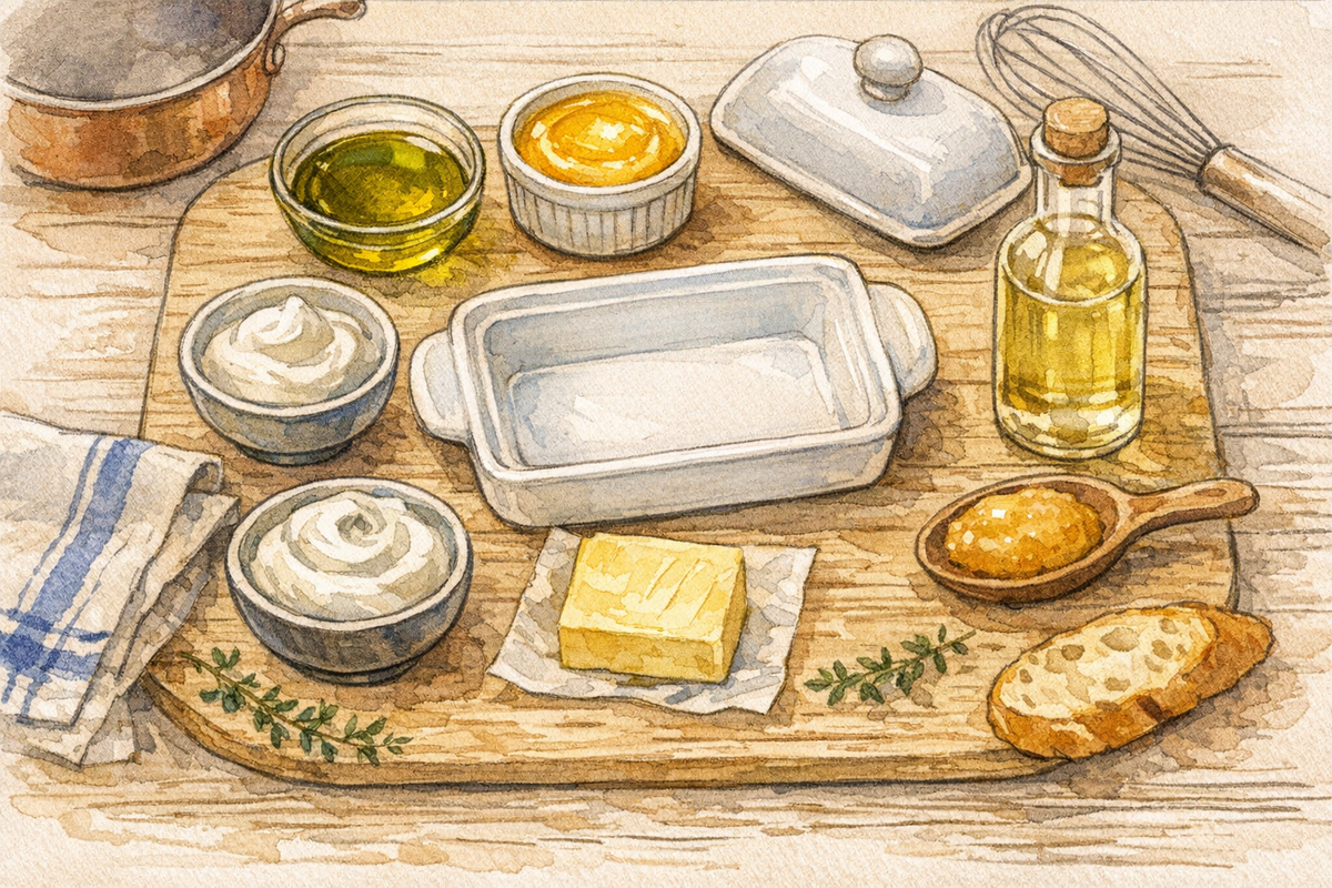 Butter Substitutes for French Recipes