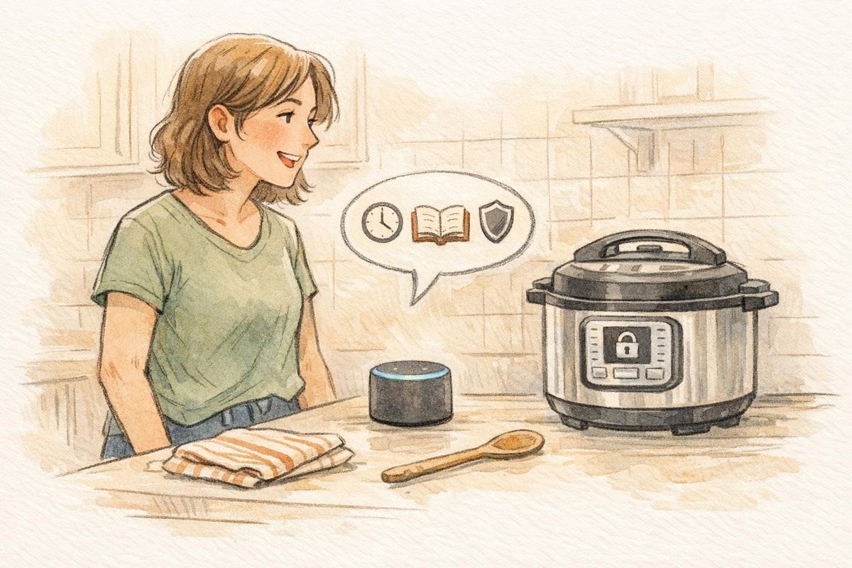 Voice Commands for Instant Pot Cooking