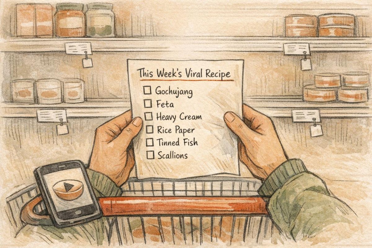 Why Viral Recipes Dominate Grocery Lists