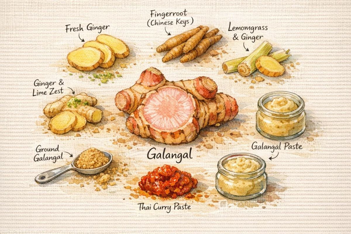 Top 7 Galangal Substitutes for Southeast Asian Cuisine