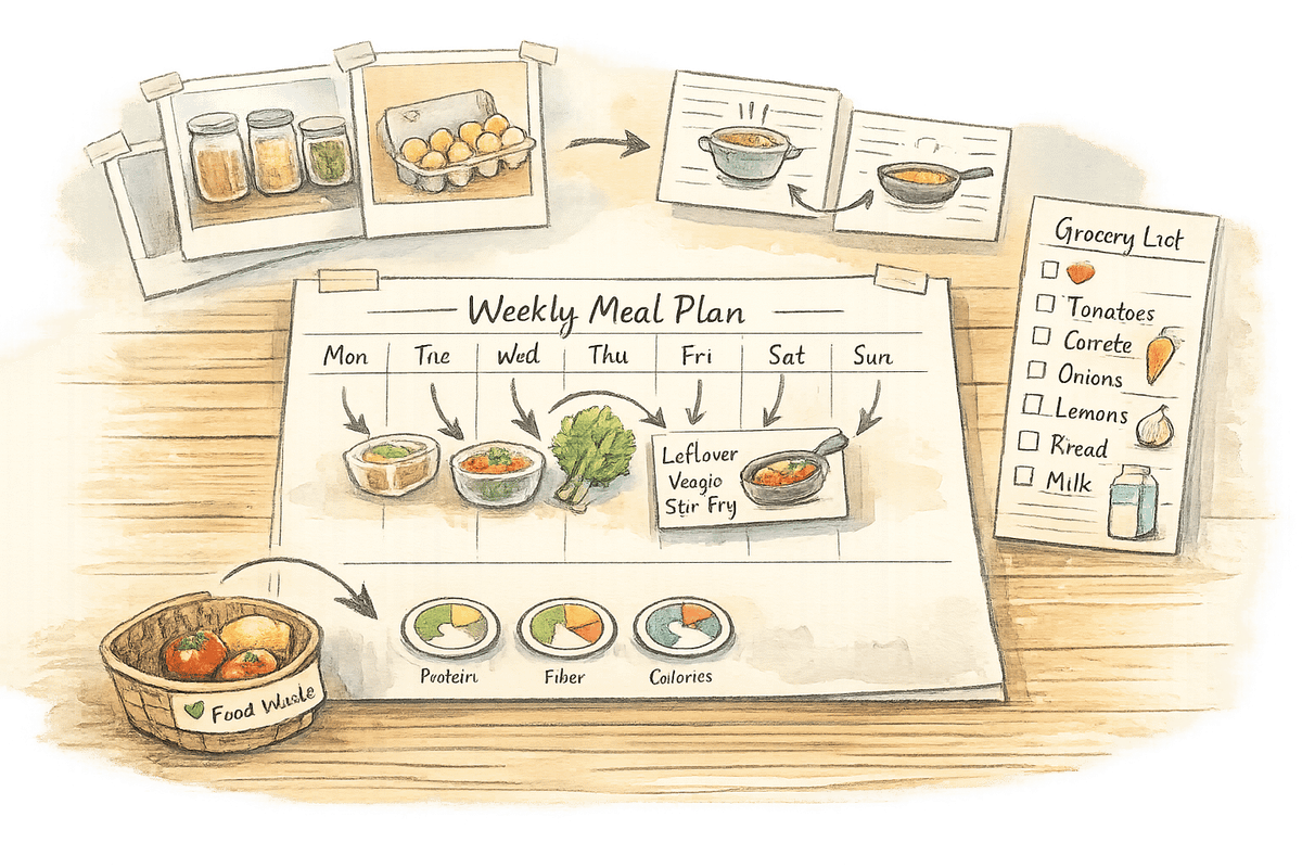 How AI Creates Weekly Meal Plans