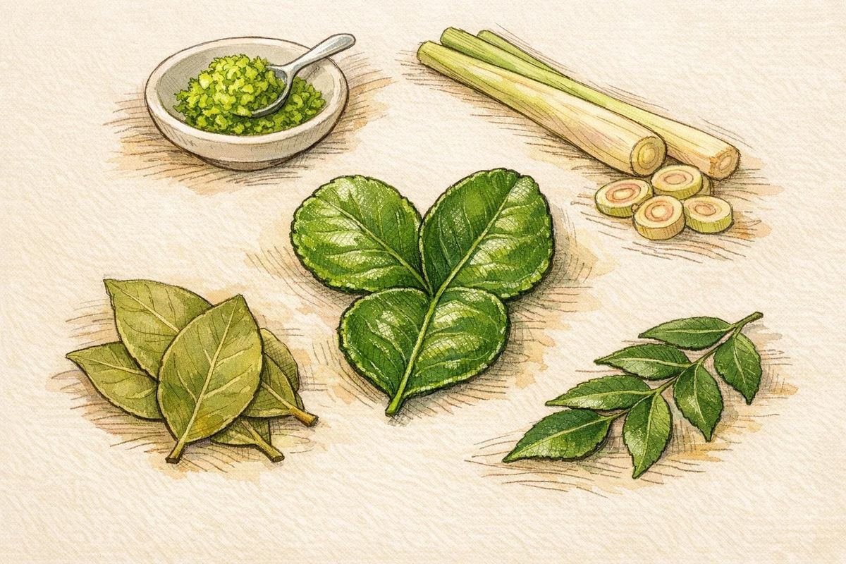 Kaffir Lime Leaf Substitutes for Southeast Asian Dishes