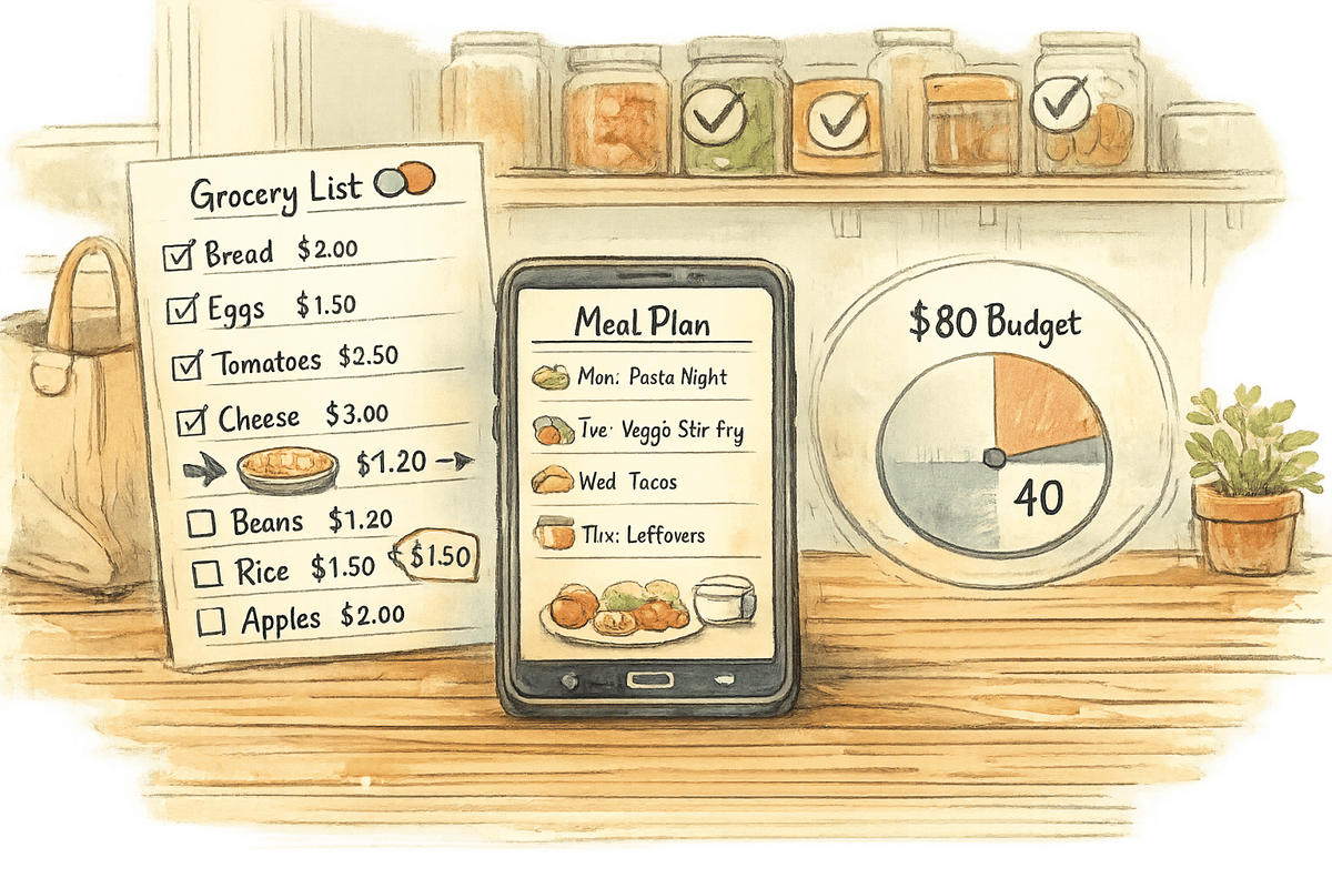How AI Helps Plan Grocery Budgets
