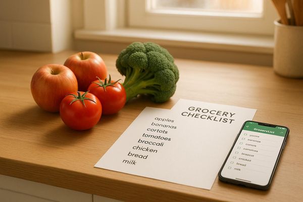 Grocery Shopping Checklist: Never Forget Items Again