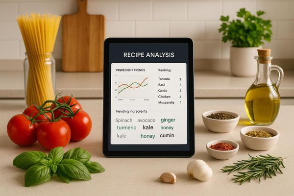 How AI Tracks Ingredient Trends in Recipes