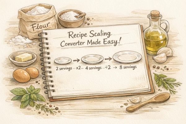 Recipe Scaling Converter Made Easy