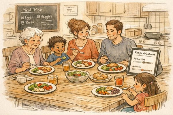 How AI Adapts Portions for Families