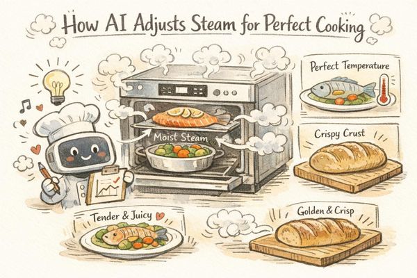 How AI Adjusts Steam for Perfect Cooking