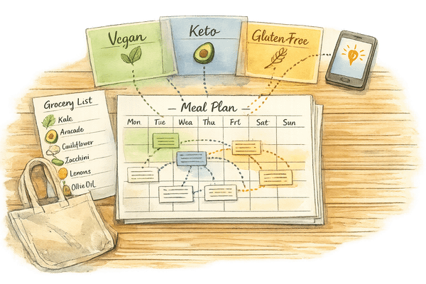 How to Plan Meals for Multiple Diets with AI