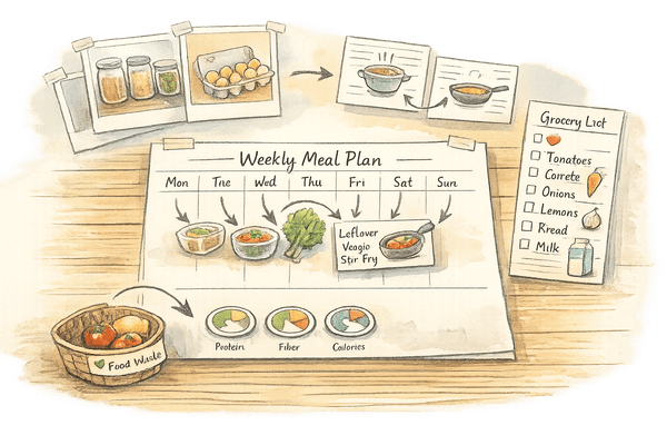 How AI Creates Weekly Meal Plans