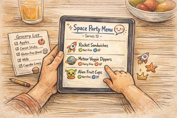 How AI Helps Plan Themed Kids' Party Menus