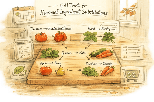 5 AI Tools for Seasonal Ingredient Substitutions
