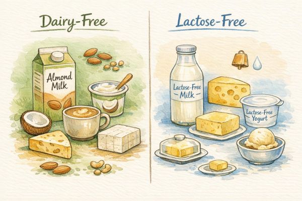 Dairy-Free vs. Lactose-Free: Key Differences