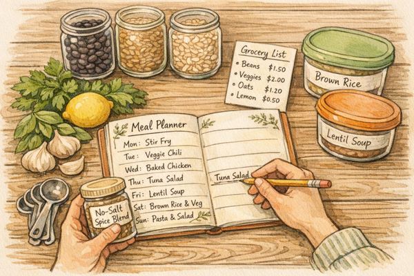 How to Plan Low-Sodium Meals on a Budget