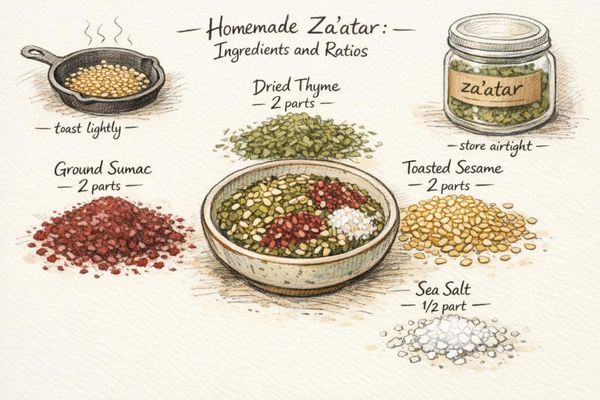 Homemade Za'atar: Ingredients and Ratios