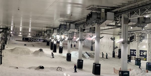snozone indoor skiing with ev charging