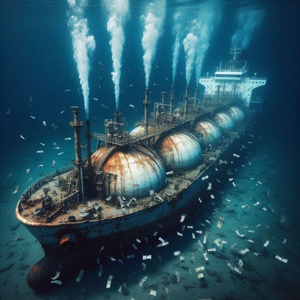 LNG shipping rates ‘go negative’