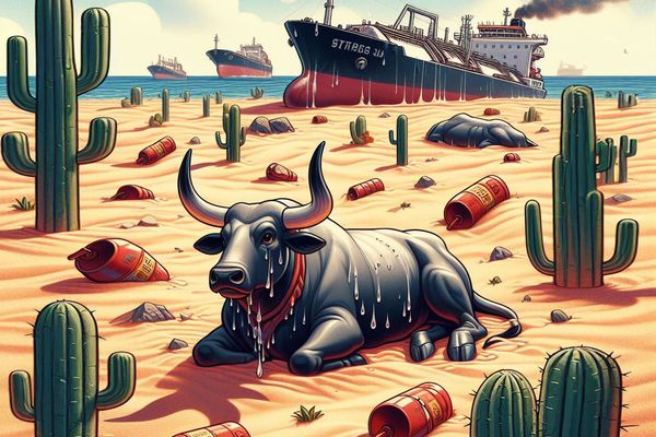 Gas bulls sweat it out