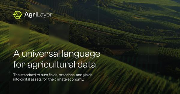 🌱 AgriLayer is live — a foundation for the climate economy